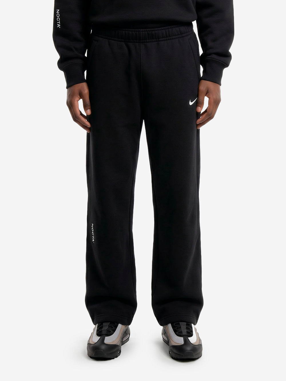 NIKE Shorts grigi in French Terry con Swoosh rosso Grigio chiaro Urbanstaroma