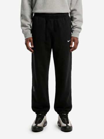 NIKE Pantaloni tuta neri NOCTA in fleece x Drake Nero