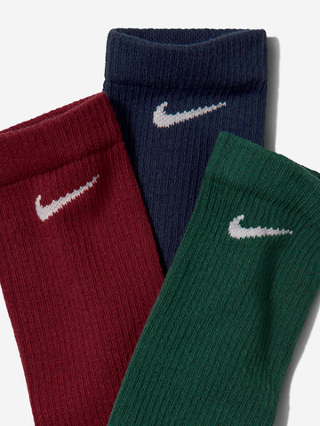 NIKE Calze di media lunghezza Everyday Elevated rosso-blu-verde Multicolor