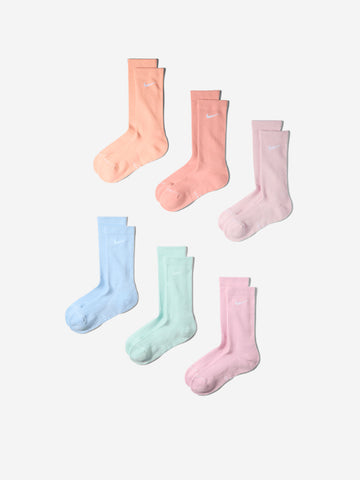 NIKE Calze ammortizzate Everyday pastel multi (x6) Multicolor