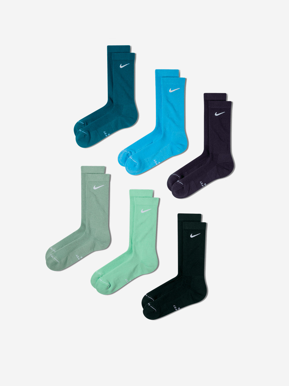 NIKE Calze ammortizzate Everyday multicolor (x6) Multicolor Urbanstaroma