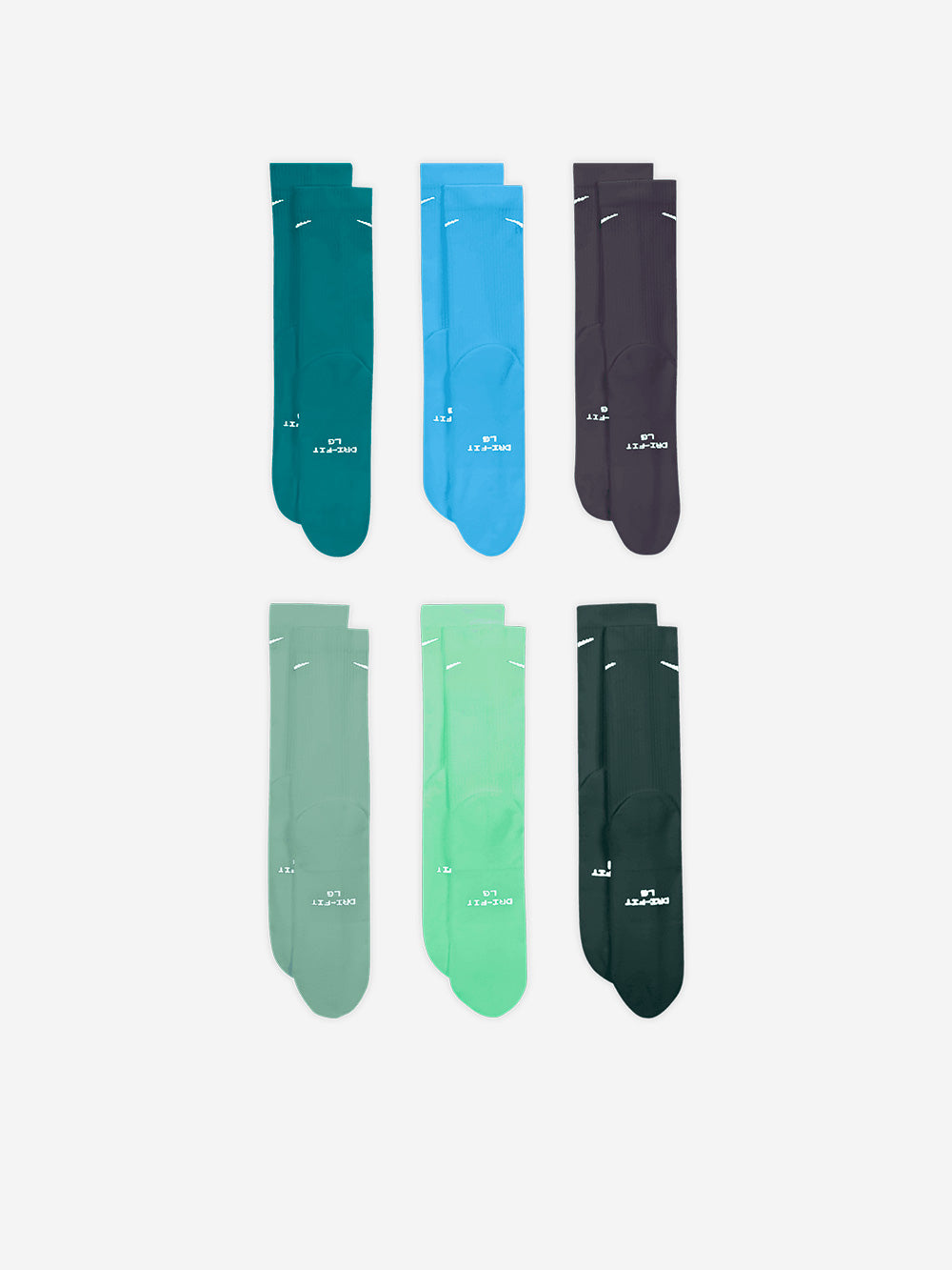 NIKE Calze ammortizzate Everyday multicolor (x6) Multicolor Urbanstaroma