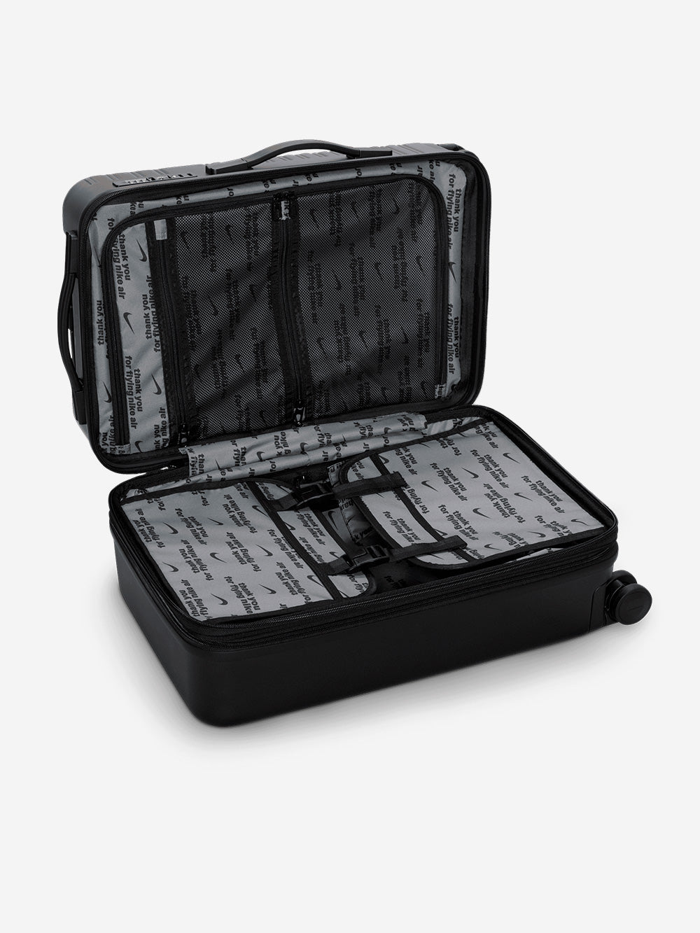 NIKE Valigia rigida nera (52L) Nero Urbanstaroma