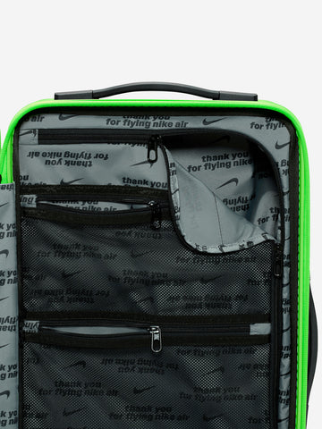 NIKE Valigia rigida verde (52l) Giallo fluo