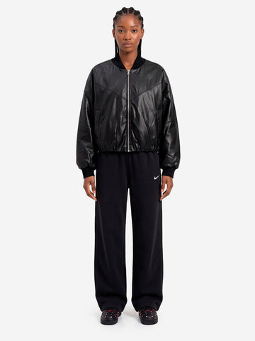 NIKE W Bomber ThermaFit in pelle sintetica nero Nero
