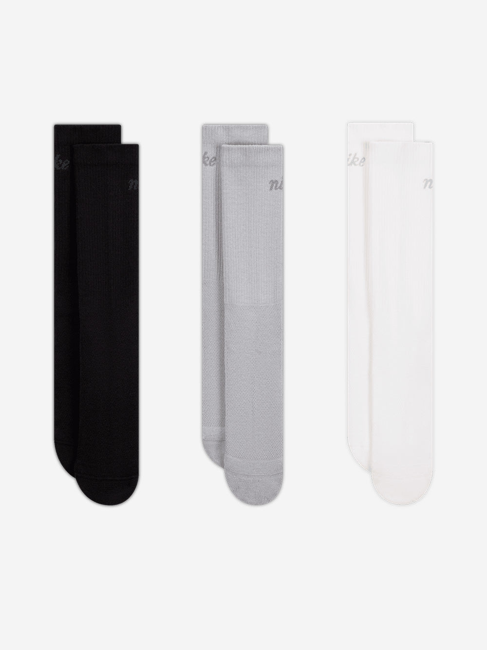 NIKE Calze di media lunghezza Everyday Elevated nero-grigio-bianco Multicolor Urbanstaroma