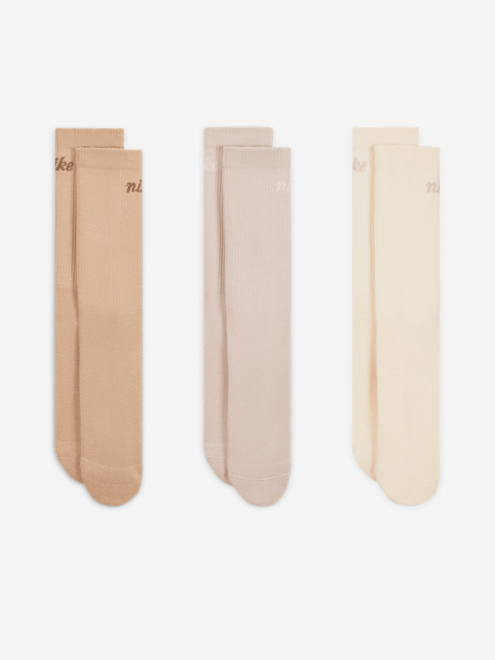 NIKE Calze di media lunghezza Everyday Elevated beige (x3) Multicolor Urbanstaroma