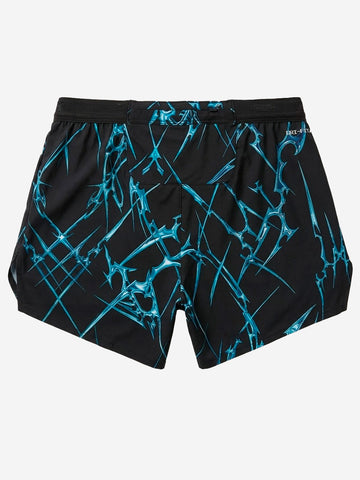 NIKE Shorts da running con slip interno 5 cm Dri-FIT Nero celeste
