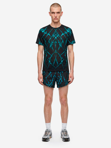 NIKE T-shirt da running AeroSwift Dri-FIT ADV con stampa Nero