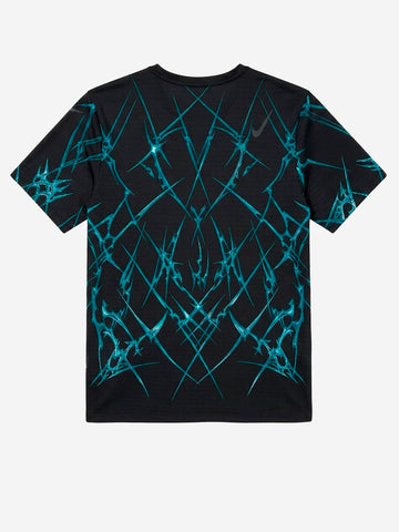NIKE T-shirt da running AeroSwift Dri-FIT ADV con stampa Nero
