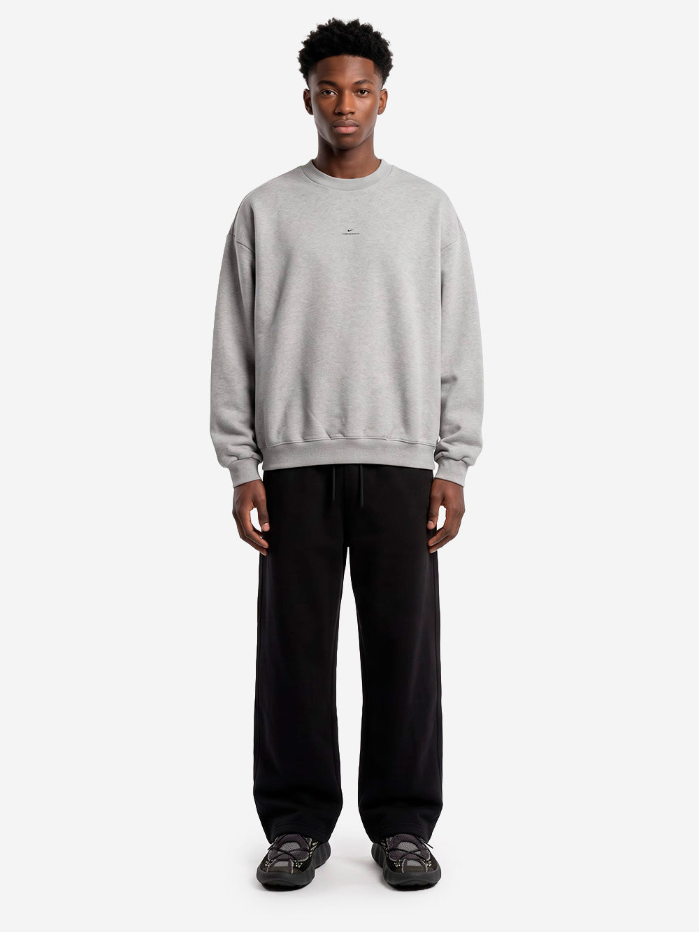 NIKE Maglia girocollo da basket Therma-FIT  'Standard Issue' grigia Grigio Urbanstaroma