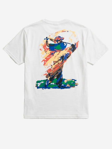 NIKE T-shirt bianca con grafica Golf Vbianca