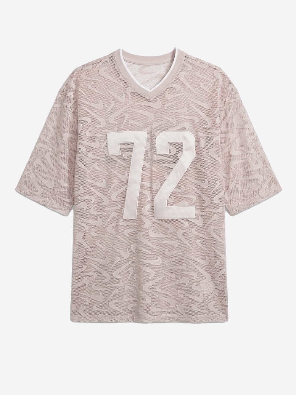 NIKE Maglia oversize in mesh a trama aperta con grafica Panna Urbanstaroma