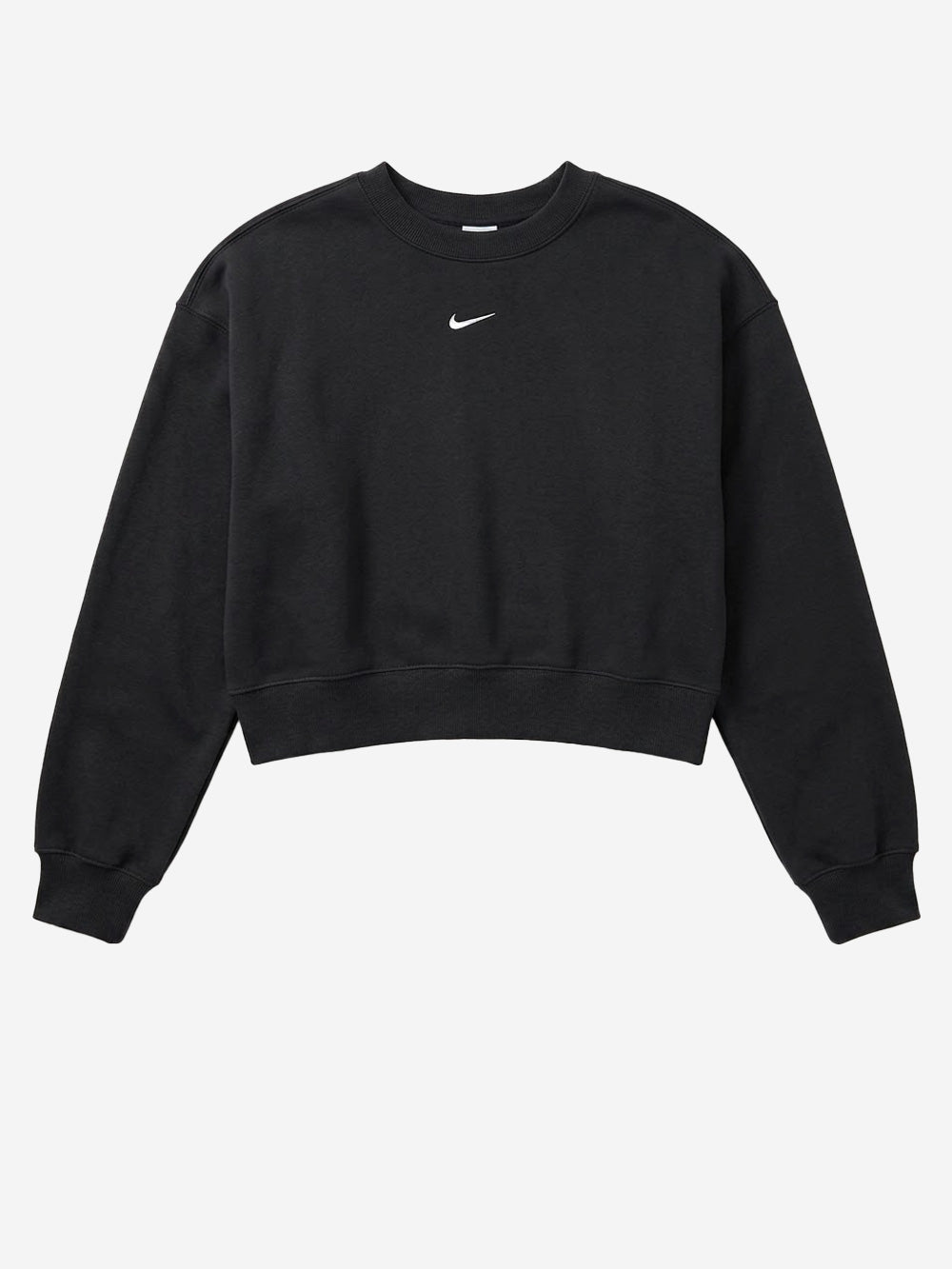 NIKE Felpa girocollo Studio fleece nera Nero Urbanstaroma