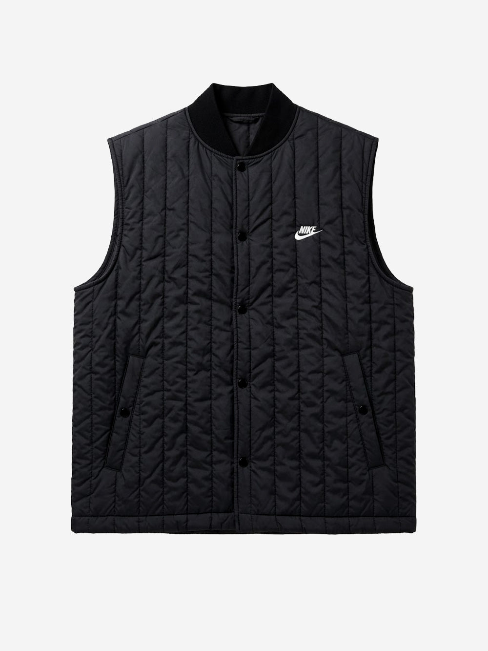 NIKE Gilet Club trapuntato nero Nero Urbanstaroma