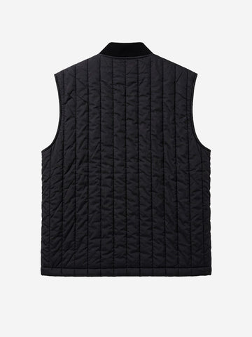NIKE Gilet Club trapuntato nero Nero