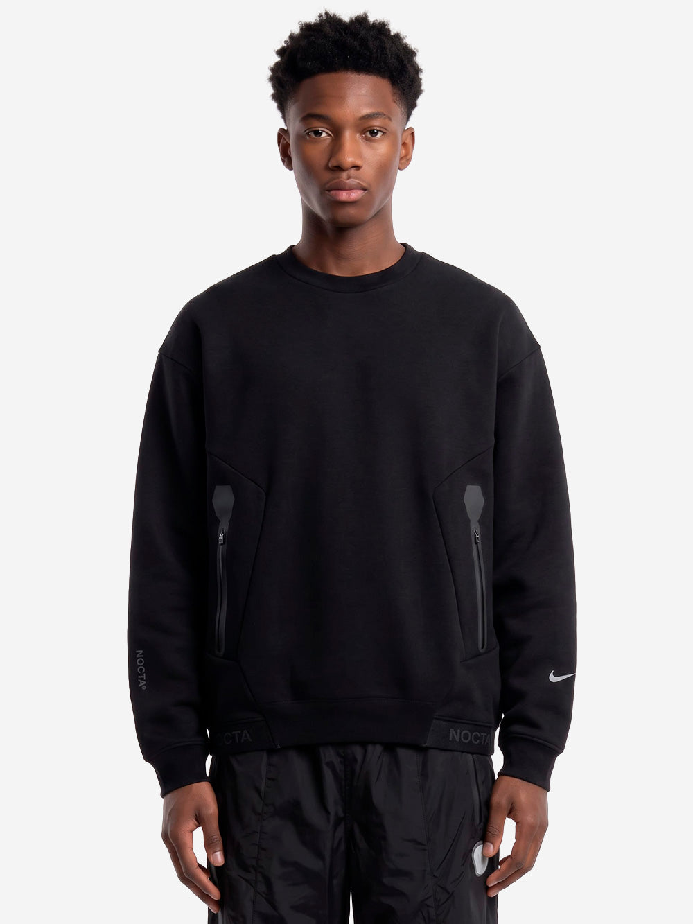NIKE x Drake Nocta felpa girocollo trapeziud cut Nero Urbanstaroma