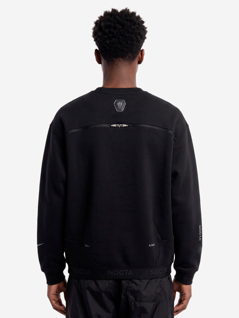 NIKE x Drake Nocta felpa girocollo trapeziud cut Nero Urbanstaroma