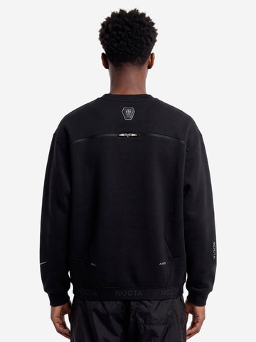 NIKE x Drake Nocta felpa girocollo trapeziud cut Nero