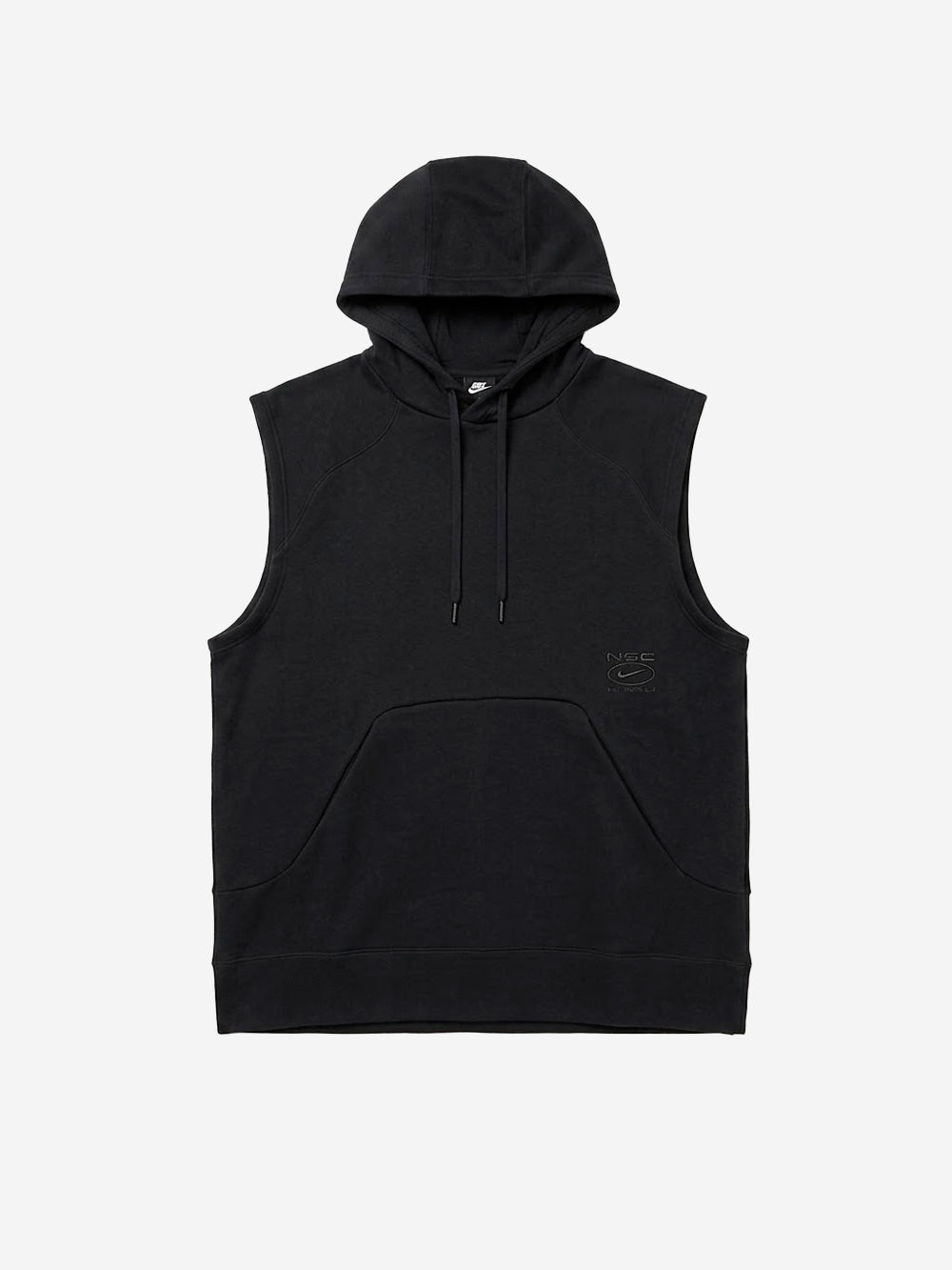 NIKE Felpa con cappuccio in fleece senza maniche NAC Dri-FIT Nero Urbanstaroma