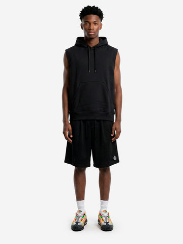 NIKE Felpa con cappuccio in fleece senza maniche NAC Dri-FIT Nero