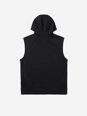 NIKE Felpa con cappuccio in fleece senza maniche NAC Dri-FIT Nero