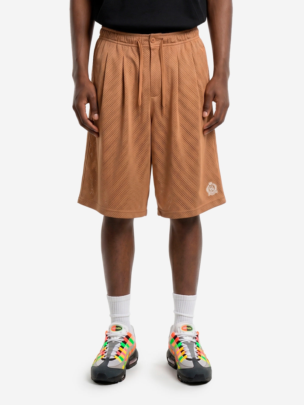 NIKE Shorts Club in mesh marrone Biscotto Urbanstaroma