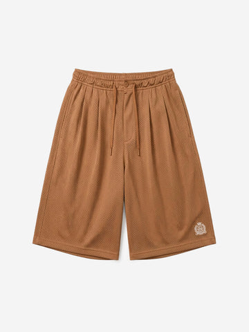 NIKE Shorts Club in mesh marrone Biscotto