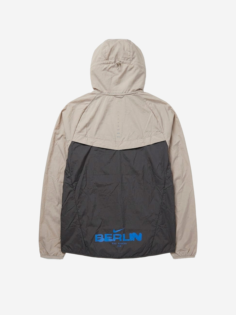 NIKE Giacca da running Repel 'Berlin' Grigia melage Urbanstaroma