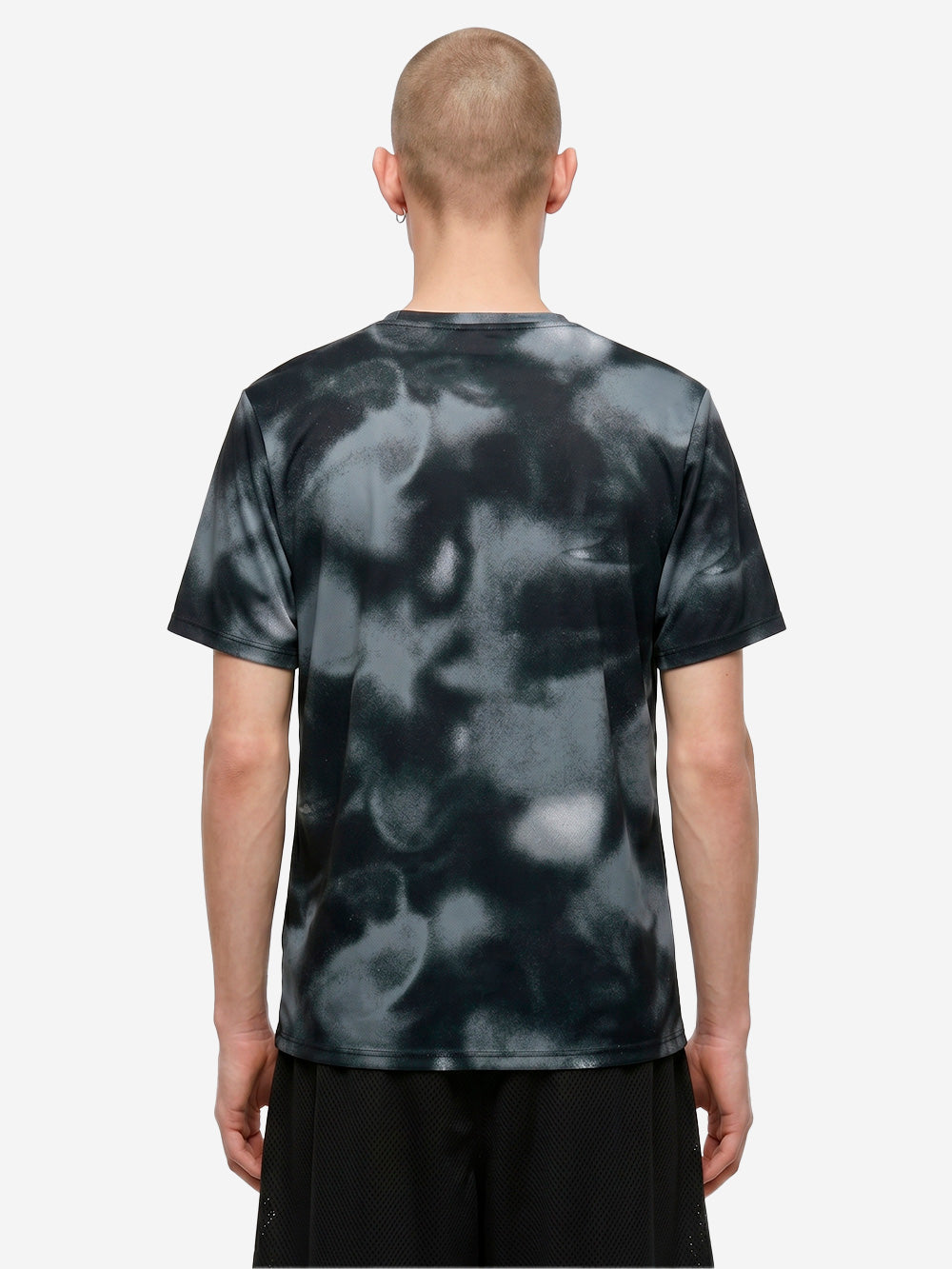 NIKE T-shirt nera a manica corta da running Dri-FIT UV Nero Urbanstaroma