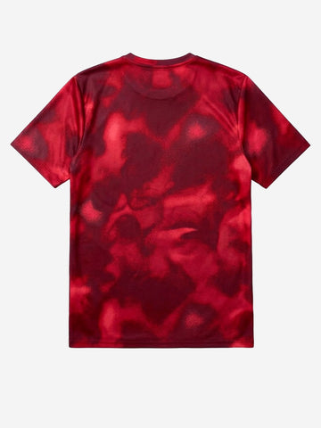 NIKE T-shirt rossa a manica corta da running Dri-FIT UV Rosso