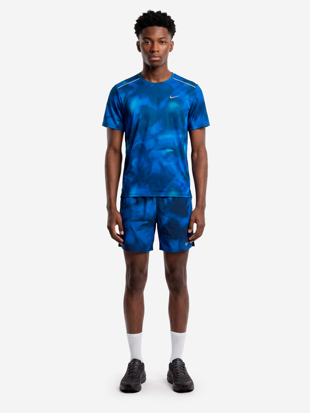 NIKE Shorts blu da running Dri-FIT con slip foderati Blu Urbanstaroma