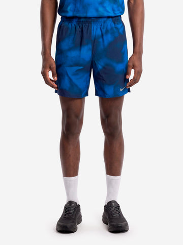 NIKE Shorts blu da running Dri-FIT con slip foderati Blu