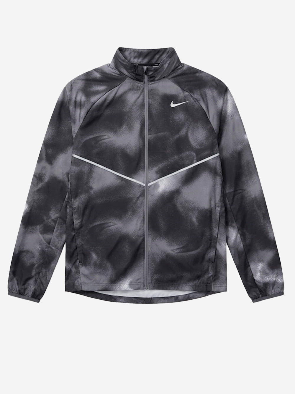 NIKE Giacca running nera e grigia 'Miler' Grigio nero Urbanstaroma