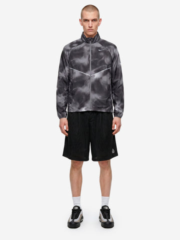 NIKE Giacca running nera e grigia 'Miler' Grigio nero