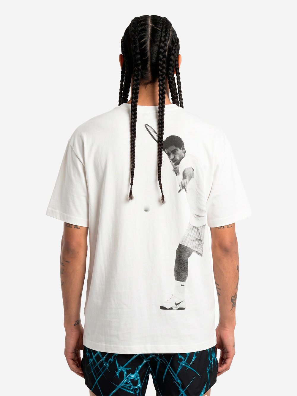 NIKE T-shirt bianca con grafica 'Pete Sampras' Bianca verde Urbanstaroma