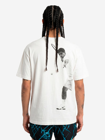 NIKE T-shirt bianca con grafica 'Pete Sampras' Bianca verde