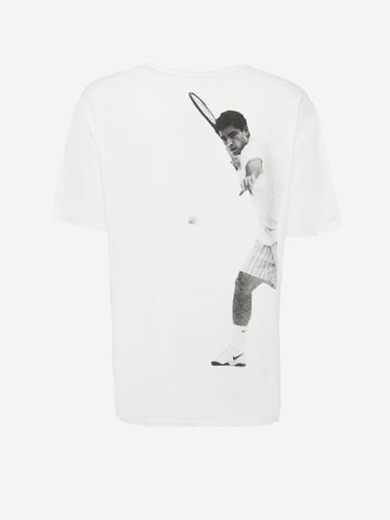 NIKE T-shirt bianca con grafica 'Pete Sampras' Bianca verde