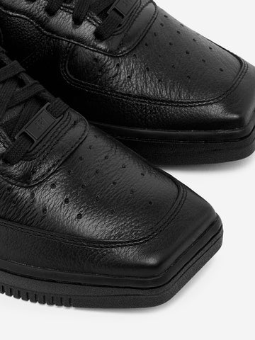 NIKE W Air Force 1 Square Toe 'Triple Black' Nero