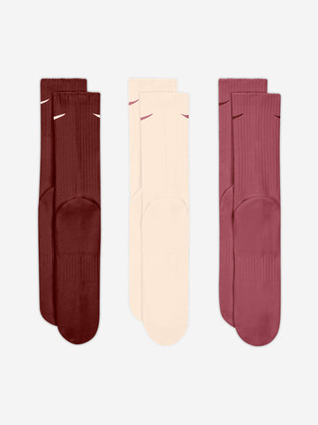 NIKE Calze di media lunghezza Everyday Elevated rosso-blu-verde Multicolor