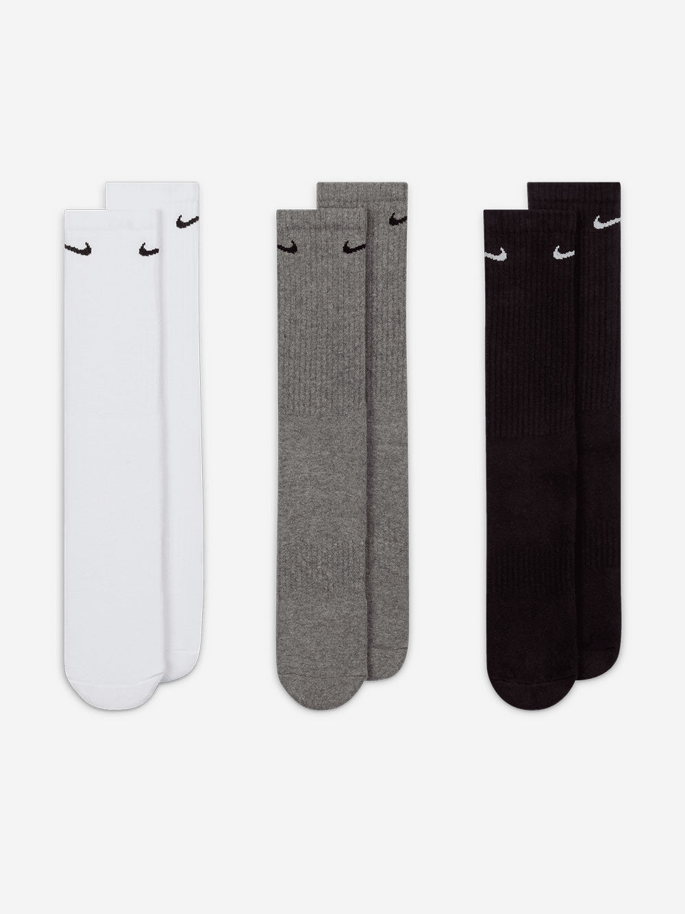 NIKE Calze di media lunghezza Everyday Cushion nero- grigio -bianco Multicolor Urbanstaroma