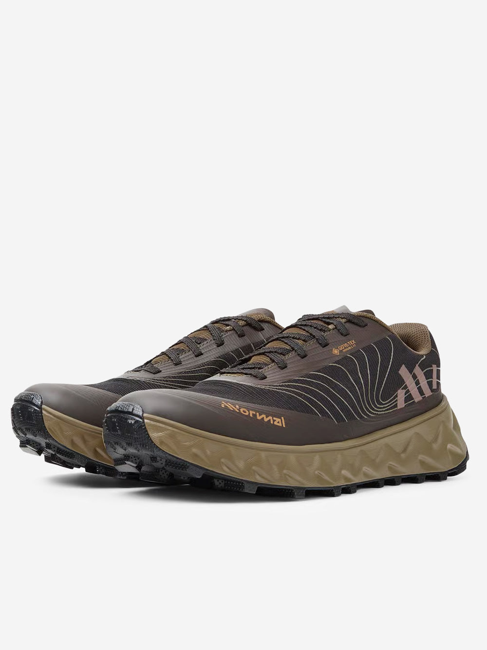 NNORMAL Tomir 02 GTX marrone trail running Marrone nera Urbanstaroma