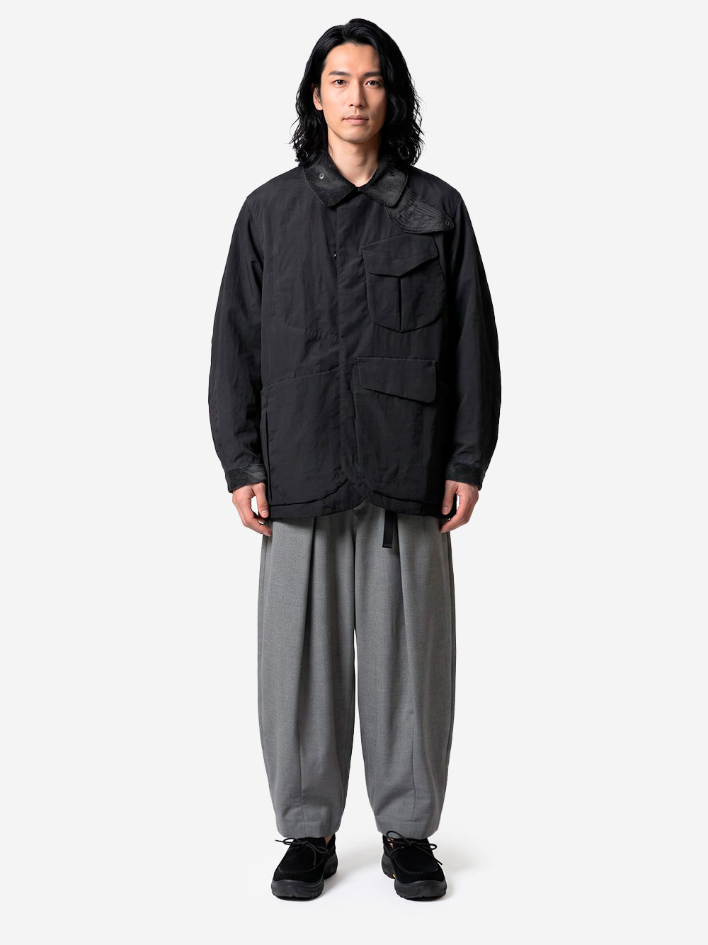 NORBIT Giacca 'Salt-Shrinking Nylon Coverall' nera Nero Urbanstaroma
