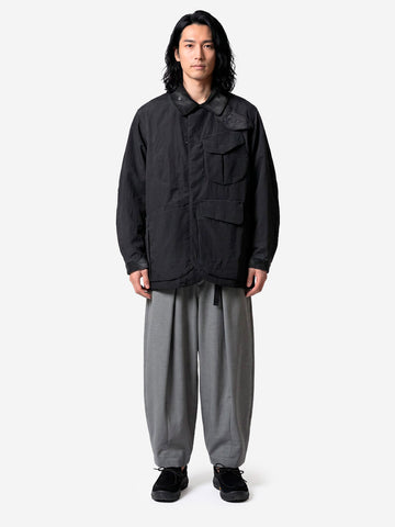 NORBIT Giacca 'Salt-Shrinking Nylon Coverall' nera Nero