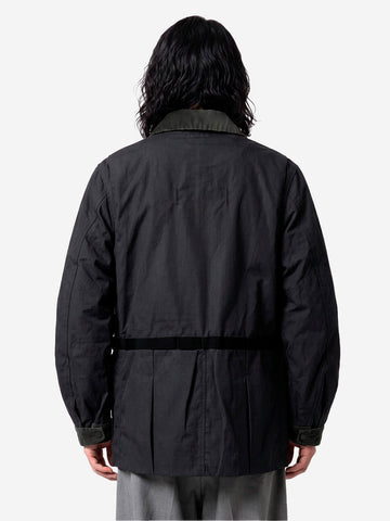 NORBIT Giacca 'Salt-Shrinking Nylon Coverall' nera Nero