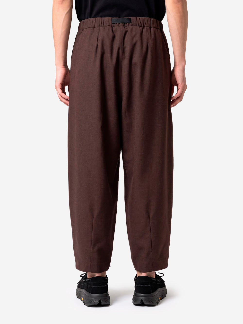 NORBIT Pantaloni 'Tech Wool Cropped' marroni Marrone Urbanstaroma