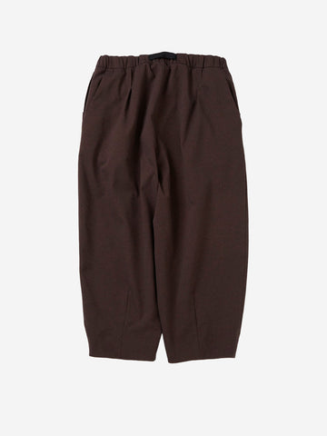 NORBIT Pantaloni 'Tech Wool Cropped' marroni Marrone