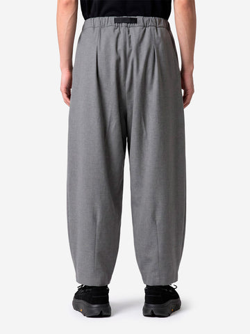 NORBIT tech wool cropped easy pants
