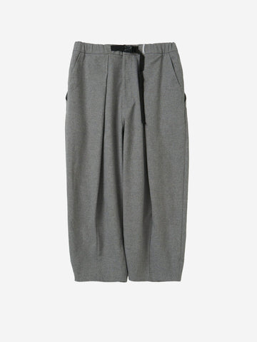 NORBIT tech wool cropped easy pants
