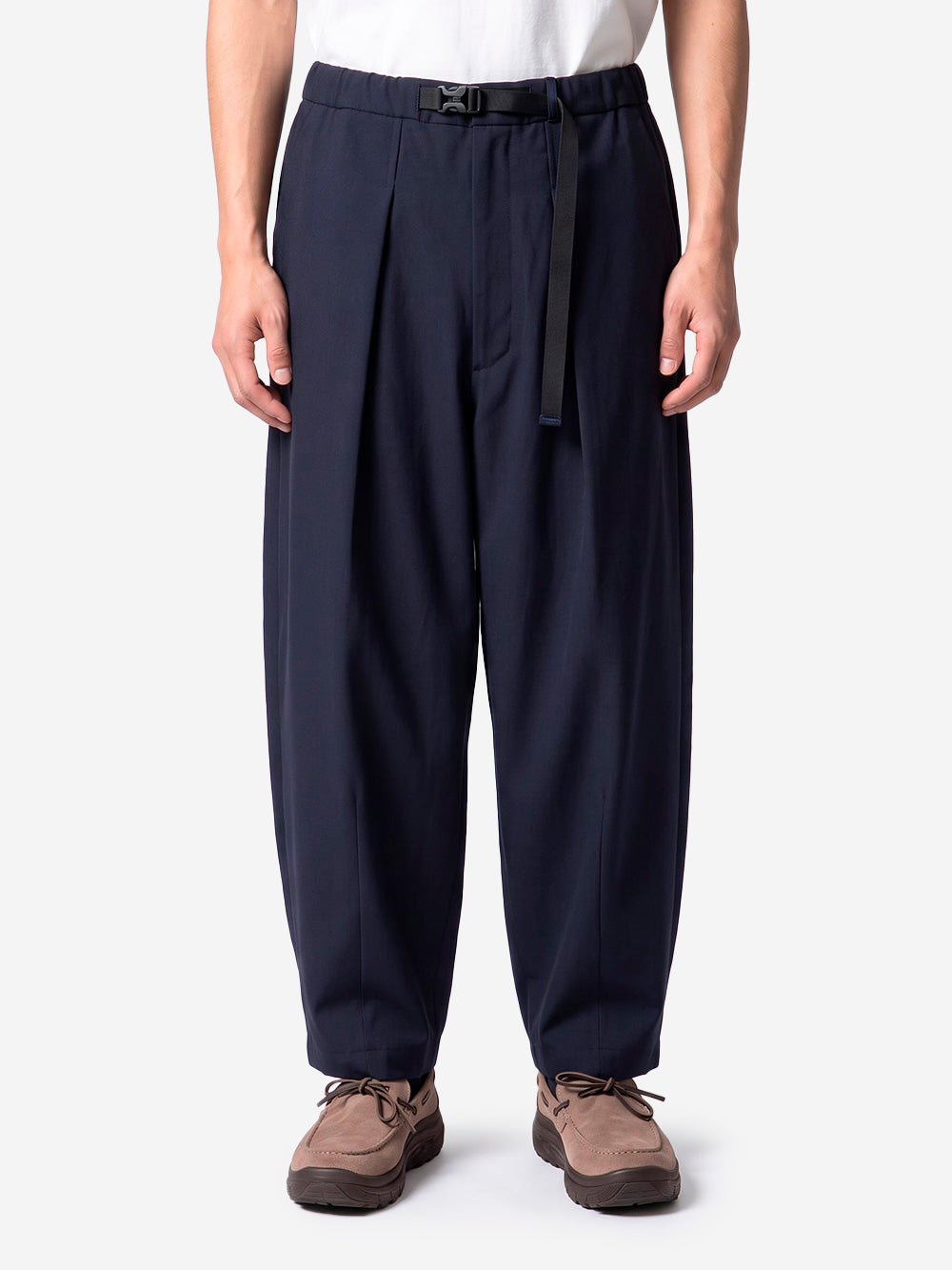 NORBIT Pantaloni 'Tech Wool Cropped' blu navy Navy Urbanstaroma